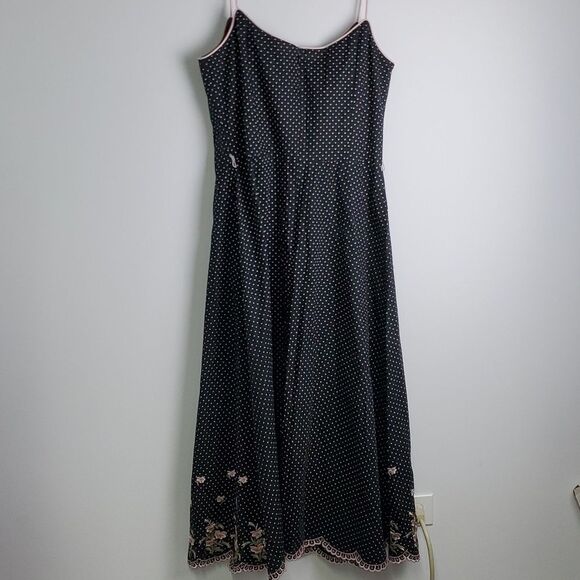 Vintage Polka Dot Midi Dress - Size 10 - Picture 6 of 6